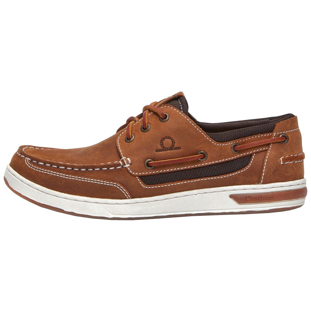 Chatham Men s G2 Buton Premium Leather Deck Shoes