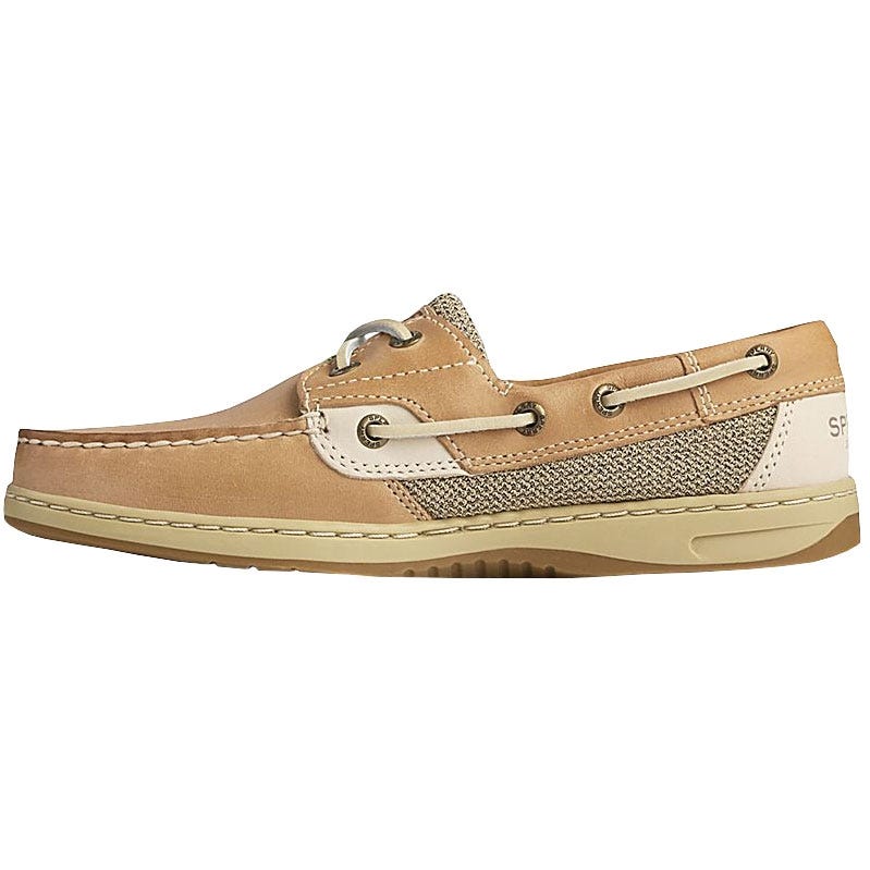 Sperry Women s Bluefish 2 Eye Boat Shoe Linen Oatmeal