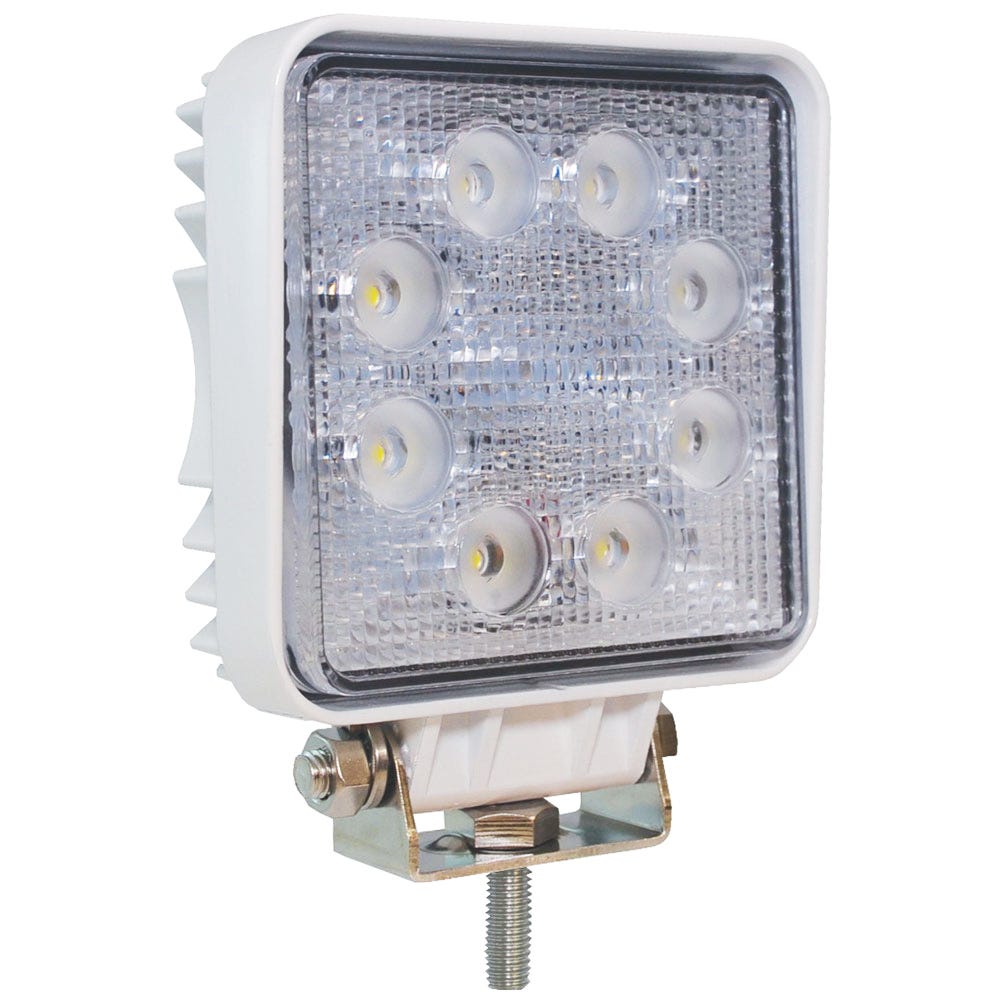 Deck Tech 12V 24W Waterproof 8 LED Flood Light White